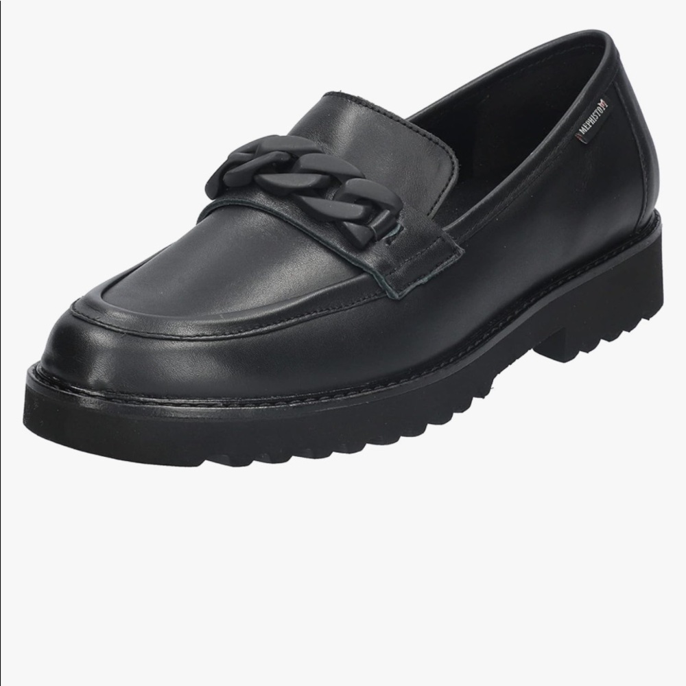 Mephisto black loafers with detail women’s size 9 1/2 leather